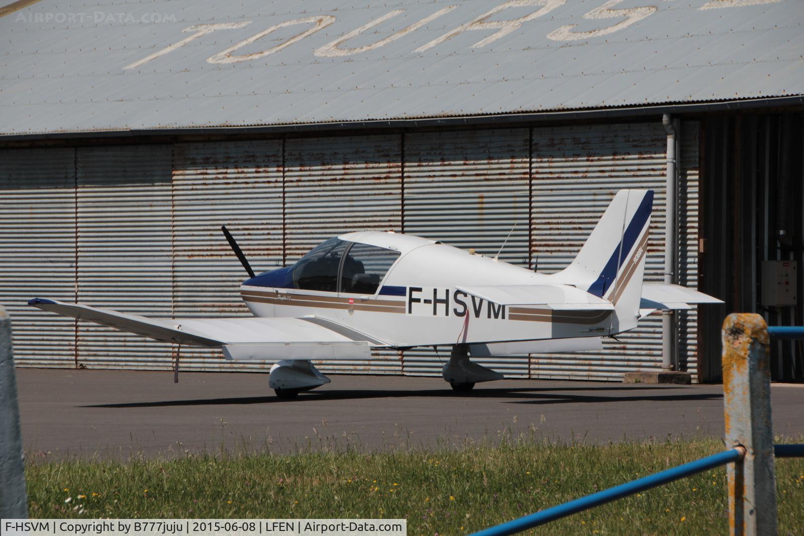 F-HSVM, Robin DR-400-120 Dauphin 2+2 C/N 2388, new registration