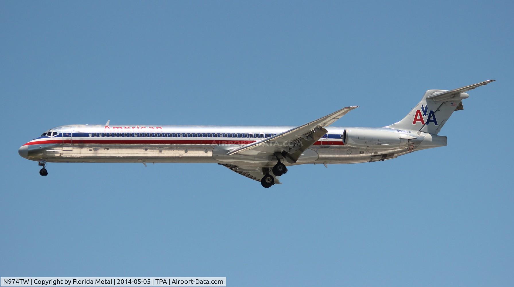 N974TW, 1999 McDonnell Douglas MD-83 (DC-9-83) C/N 53624, American