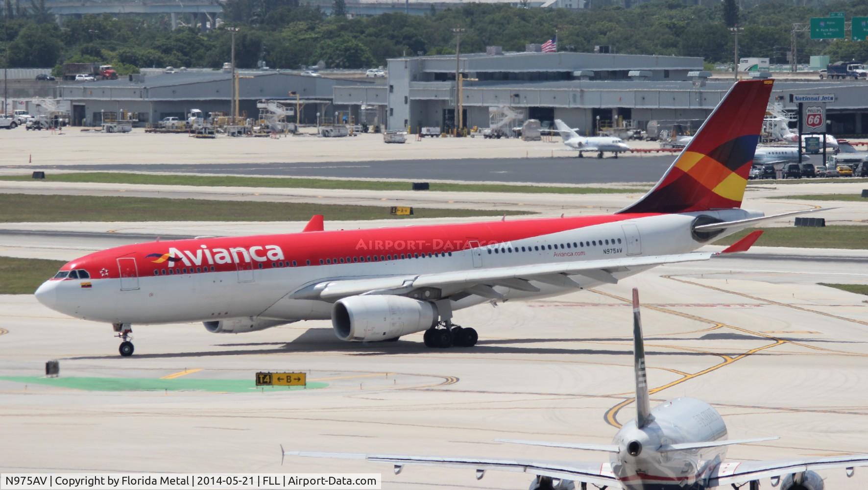 N975AV, 2011 Airbus A330-243 C/N 1224, Avianca