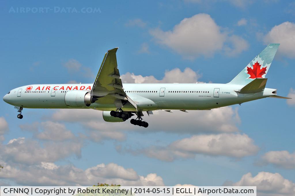 C-FNNQ, 2013 Boeing 777-333/ER C/N 43251, On short finals at LHR