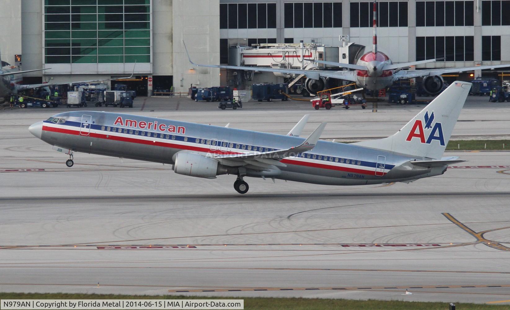 N979AN, 2009 Boeing 737-823 C/N 29568, American