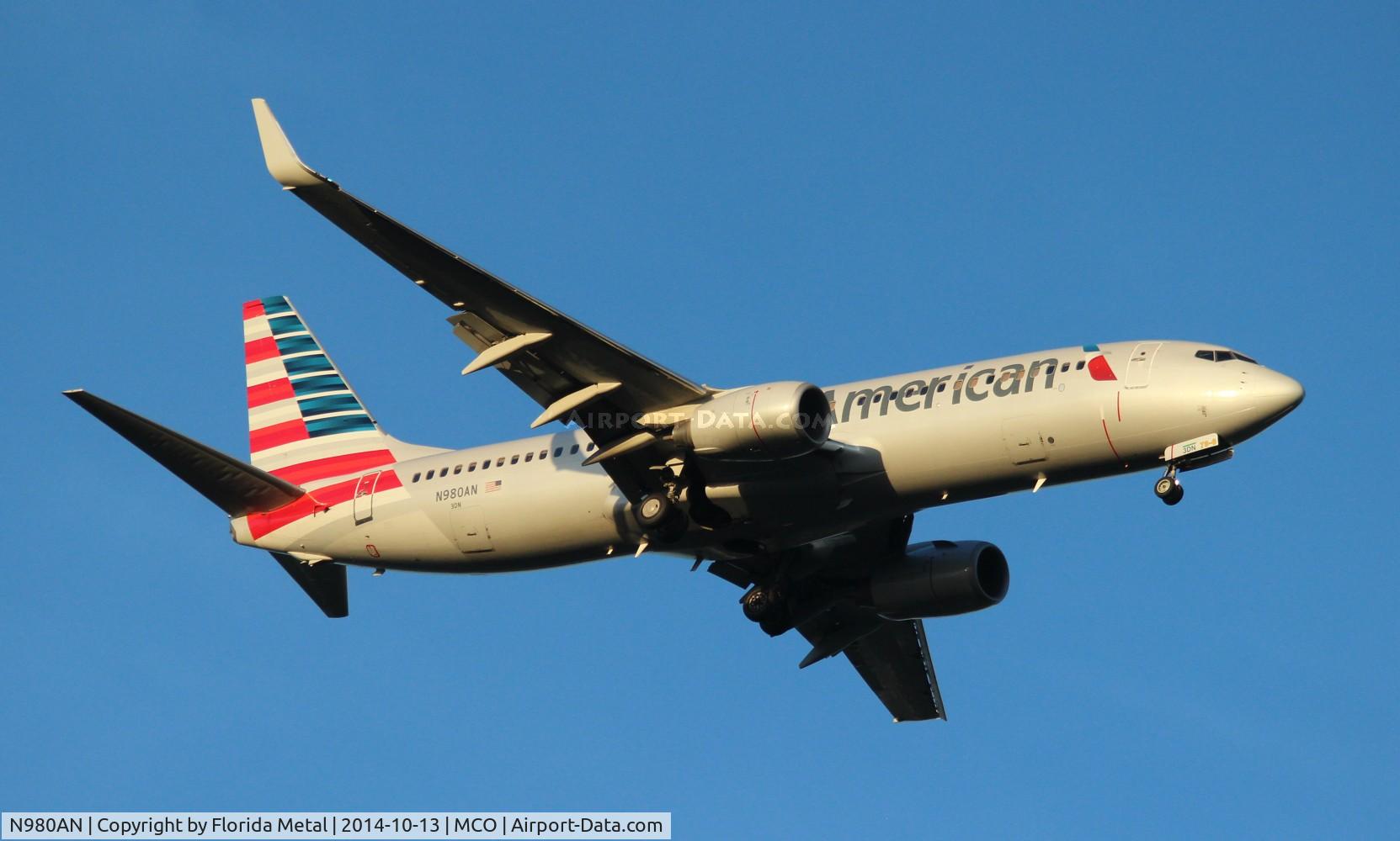 N980AN, 2009 Boeing 737-823 C/N 33203, American