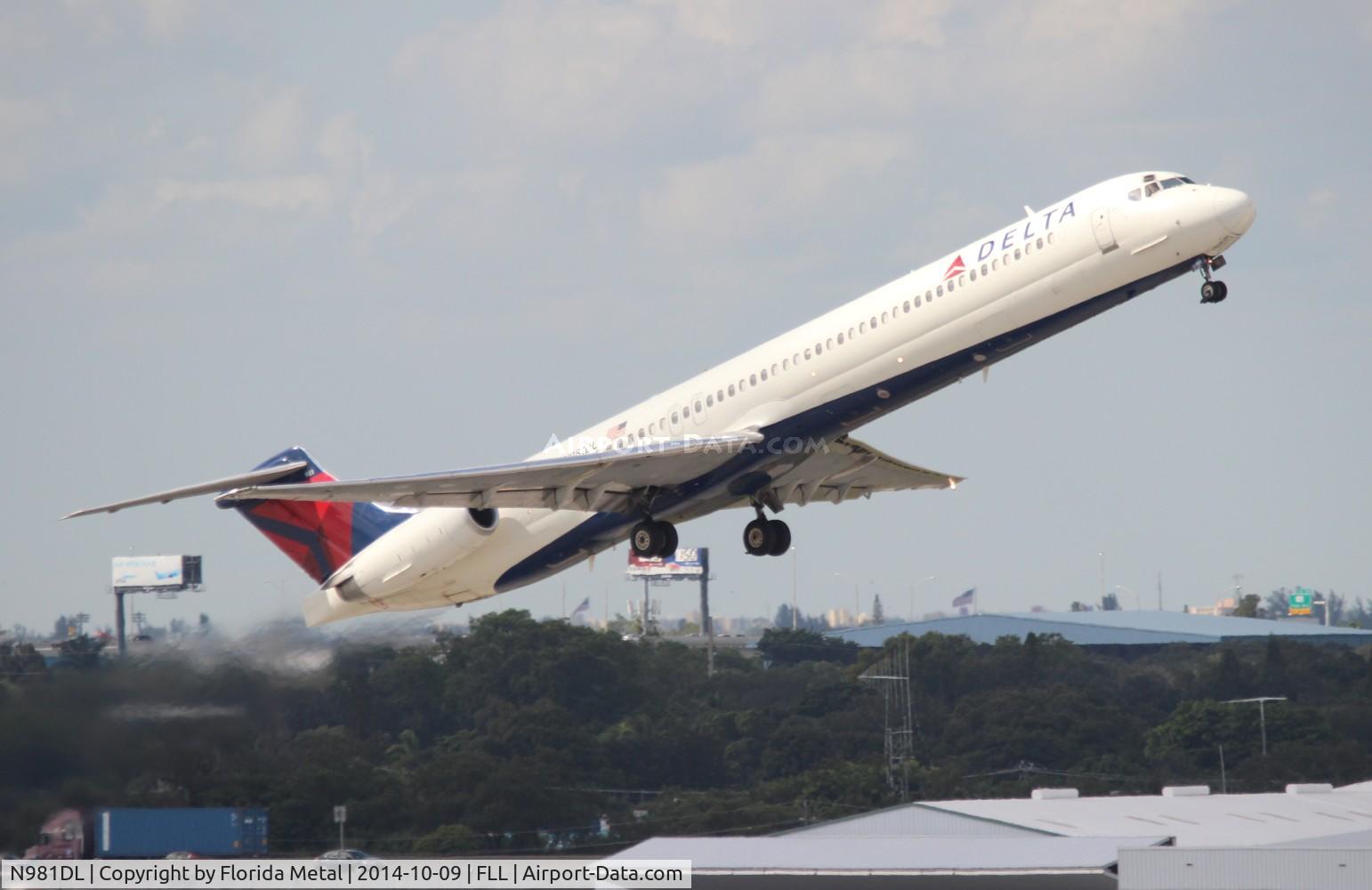 N981DL, 1991 McDonnell Douglas MD-88 C/N 53268, Delta