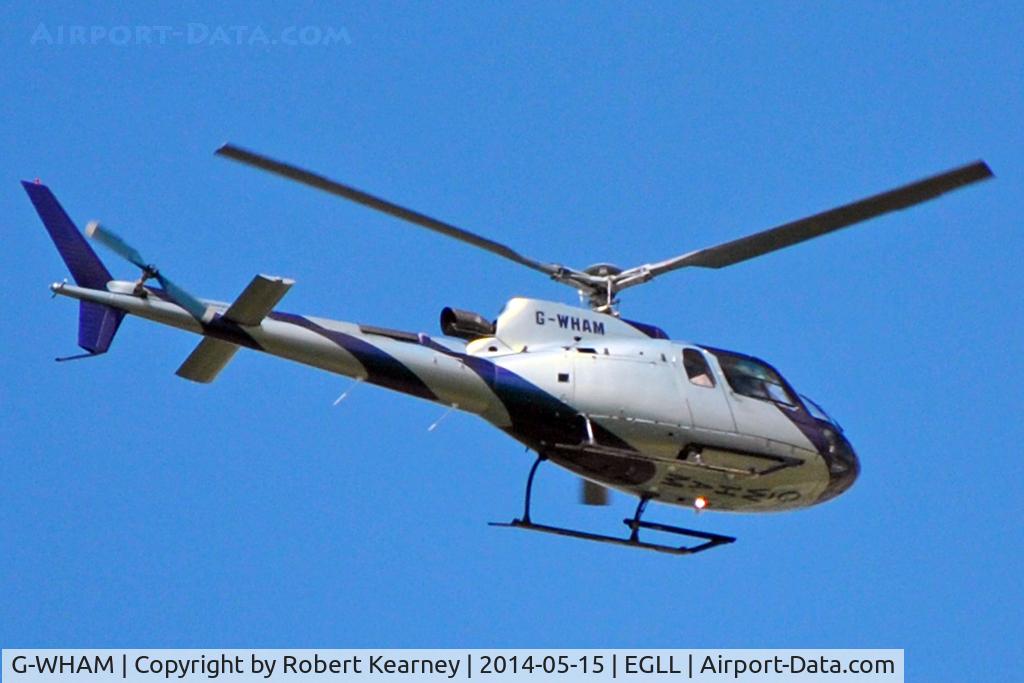G-WHAM, 2001 Eurocopter AS-350B-3 Ecureuil Ecureuil C/N 3494, Crossing over LHR