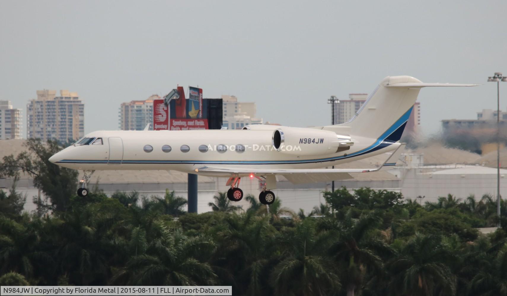 N984JW, 1989 Gulfstream Aerospace G-IV C/N 1091, Gulfstream IV