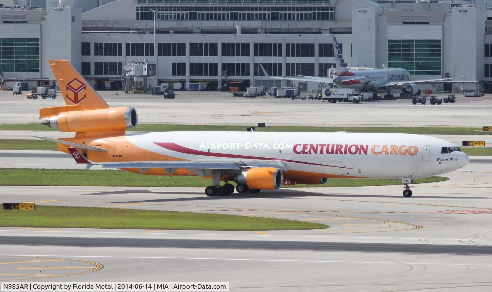 N985AR, 1992 McDonnell Douglas MD-11F C/N 48430, Centurion