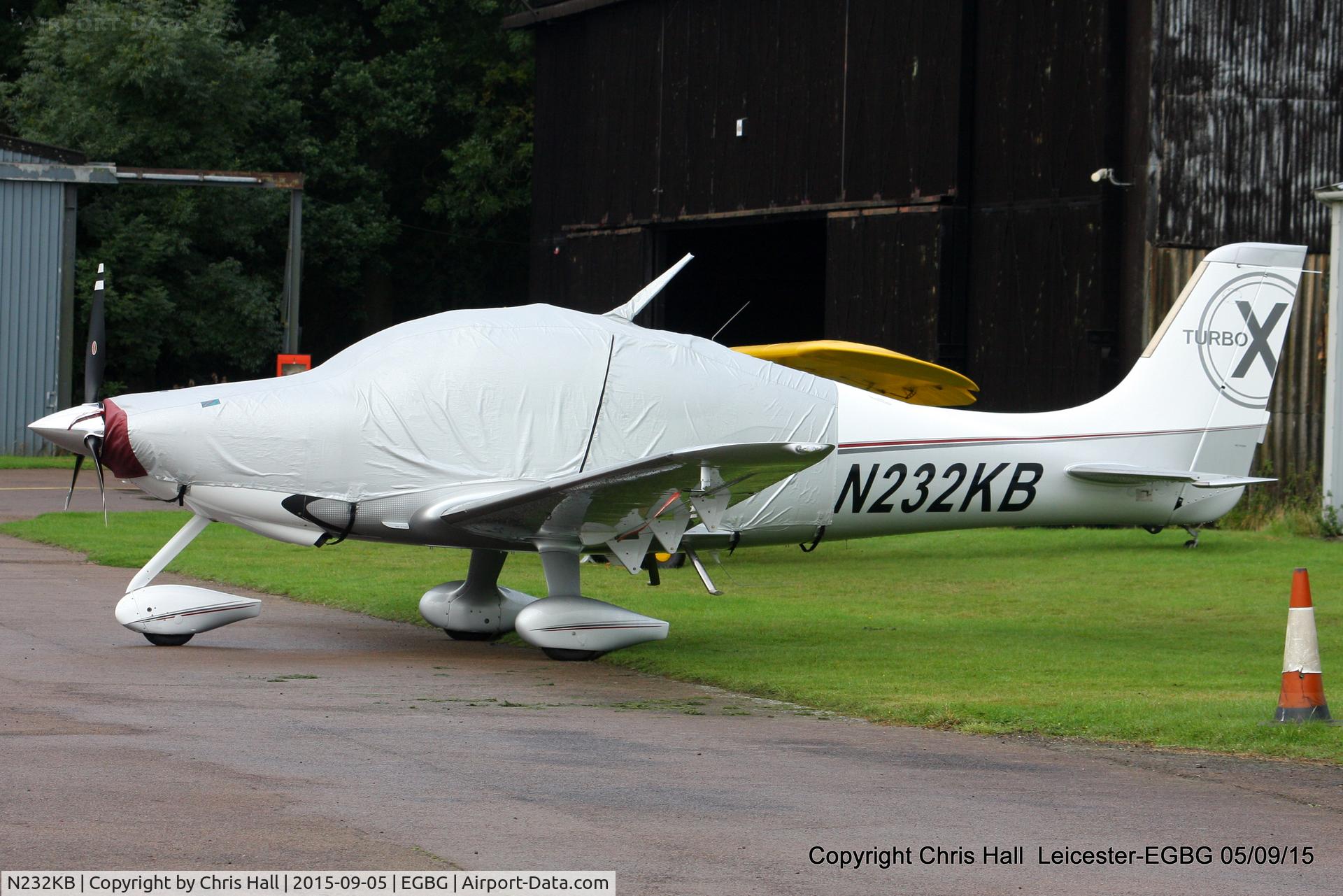 N232KB, Cirrus SR22 C/N 3500, at Leicester