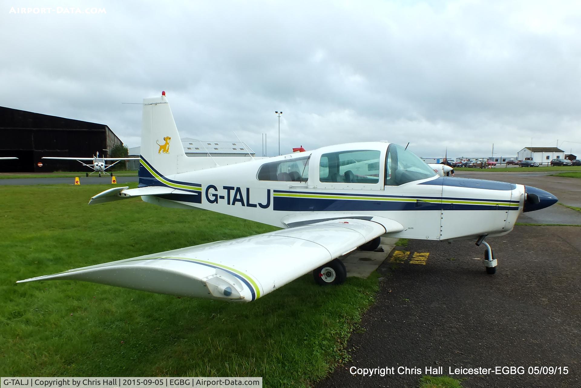 G-TALJ, 1973 Grumman American AA-5 Traveler C/N AA5-0479, at Leicester
