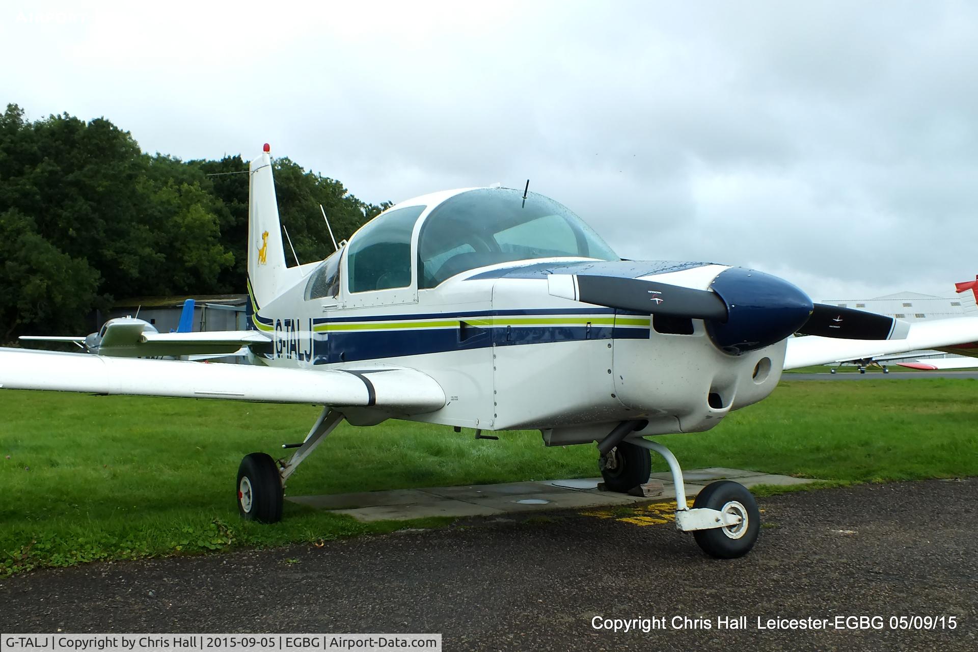 G-TALJ, 1973 Grumman American AA-5 Traveler C/N AA5-0479, at Leicester