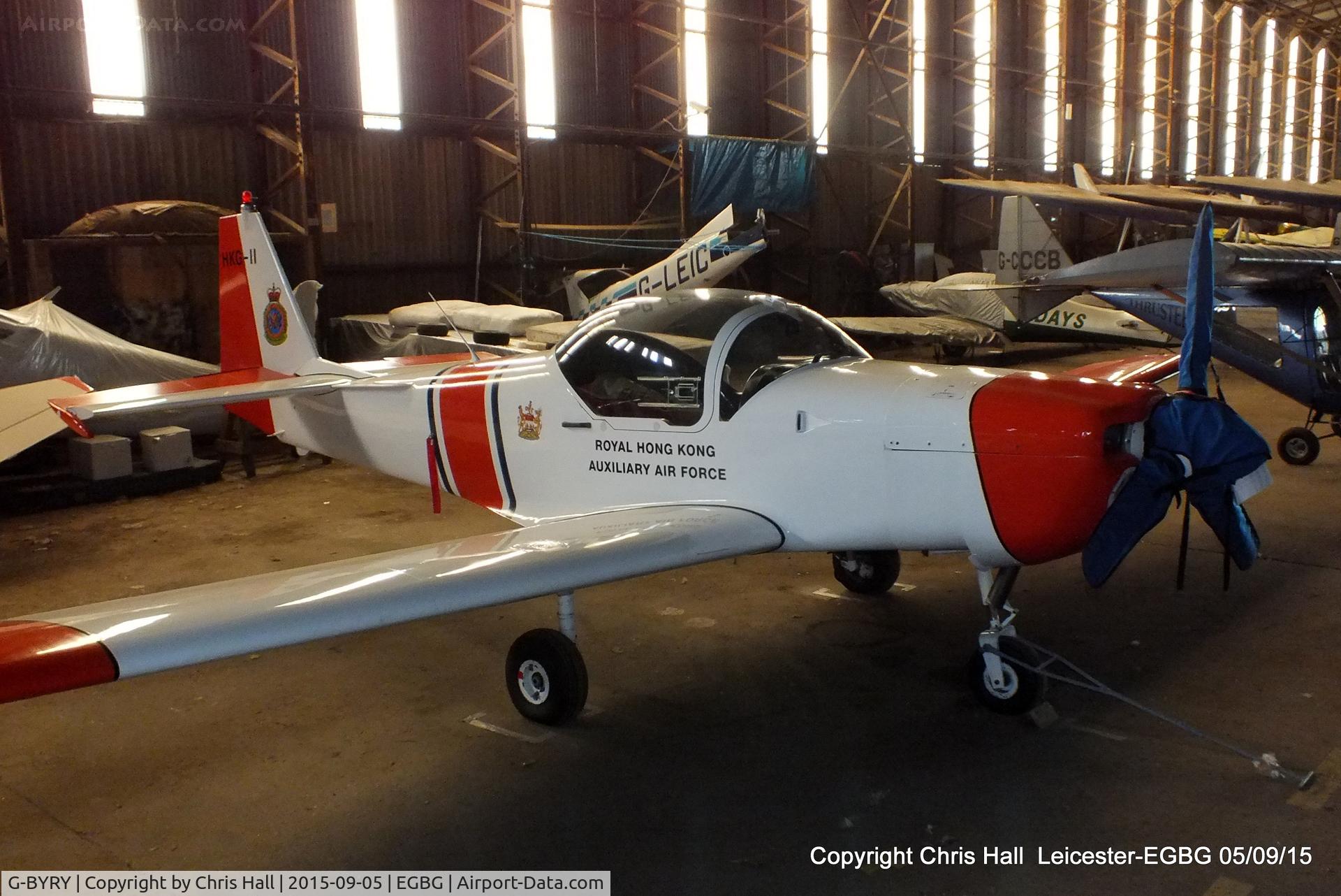 G-BYRY, 1987 Slingsby T-67M-200 Firefly C/N 2042, at Leicester