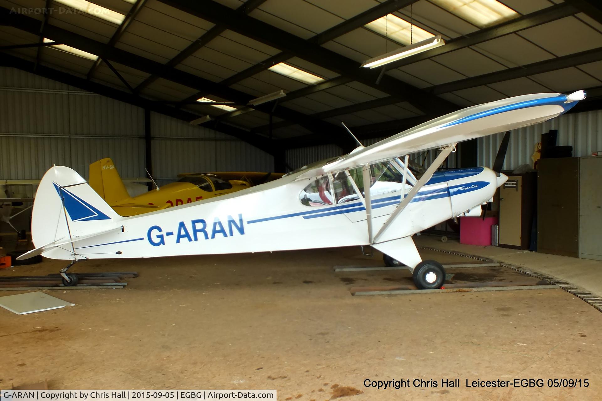 G-ARAN, 1960 Piper PA-18-150 Super Cub C/N 18-7307, at Leicester