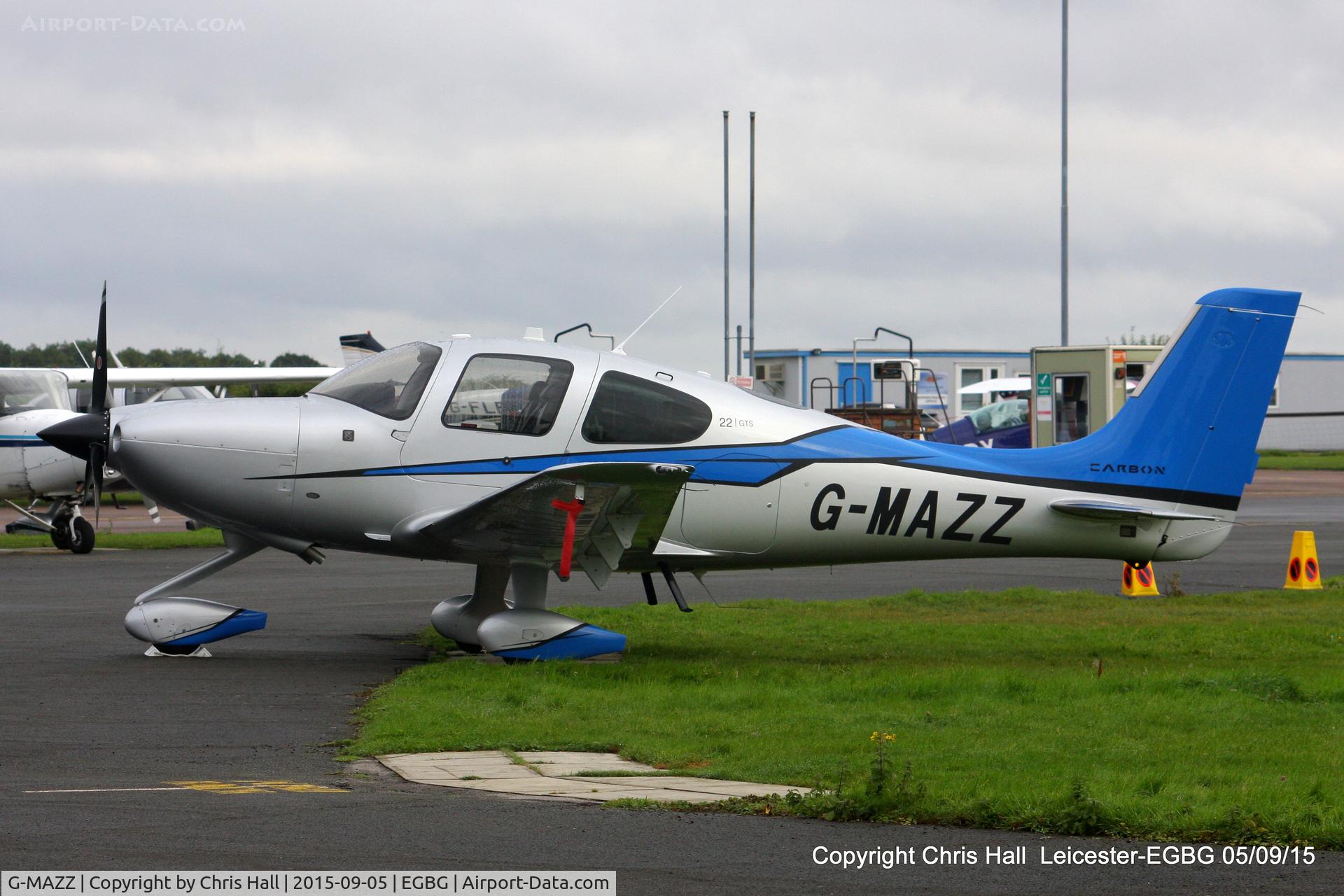 G-MAZZ, 2014 Cirrus SR22 C/N 4135, at Leicester