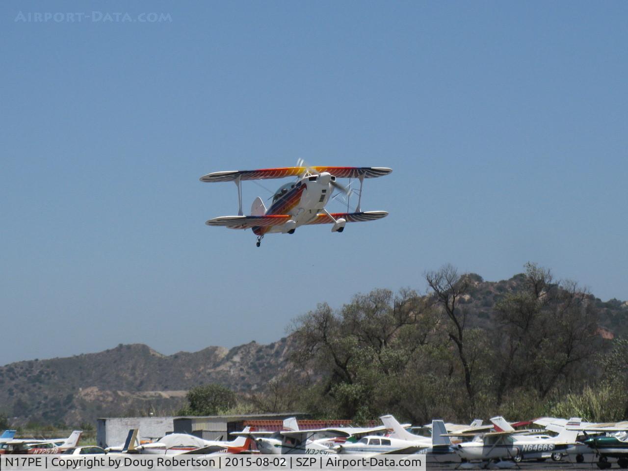 N17PE, 1996 Aviat Eagle II C/N PE001, 1996 Eberle AVIAT EAGLE II, Lycoming AEIO-360 200 Hp, fast takeoff climb Rwy 22