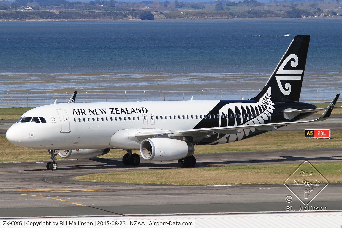 ZK-OXG, 2015 Airbus A320-232 C/N 6460, in from CHC