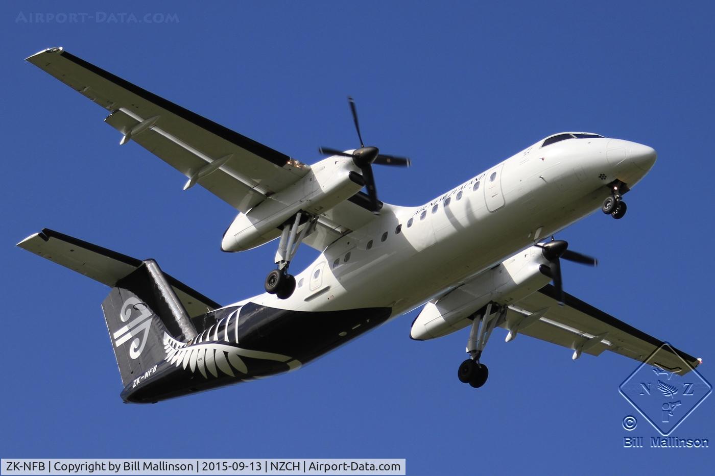 ZK-NFB, 2009 De Havilland Canada DHC-8-311 Dash 8 C/N 670, finals to 20