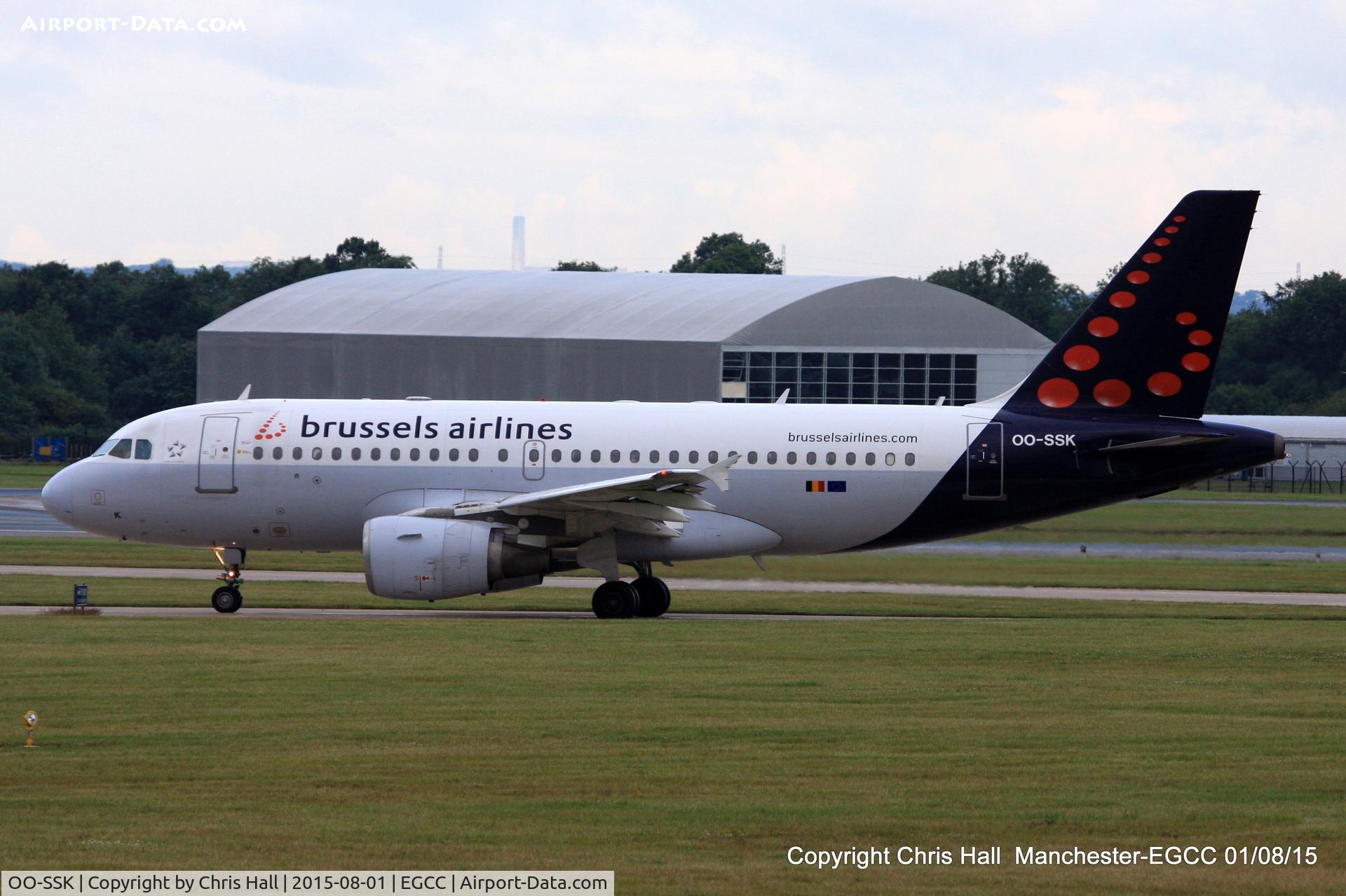 OO-SSK, 2000 Airbus A319-112 C/N 1336, Brussels Airlines