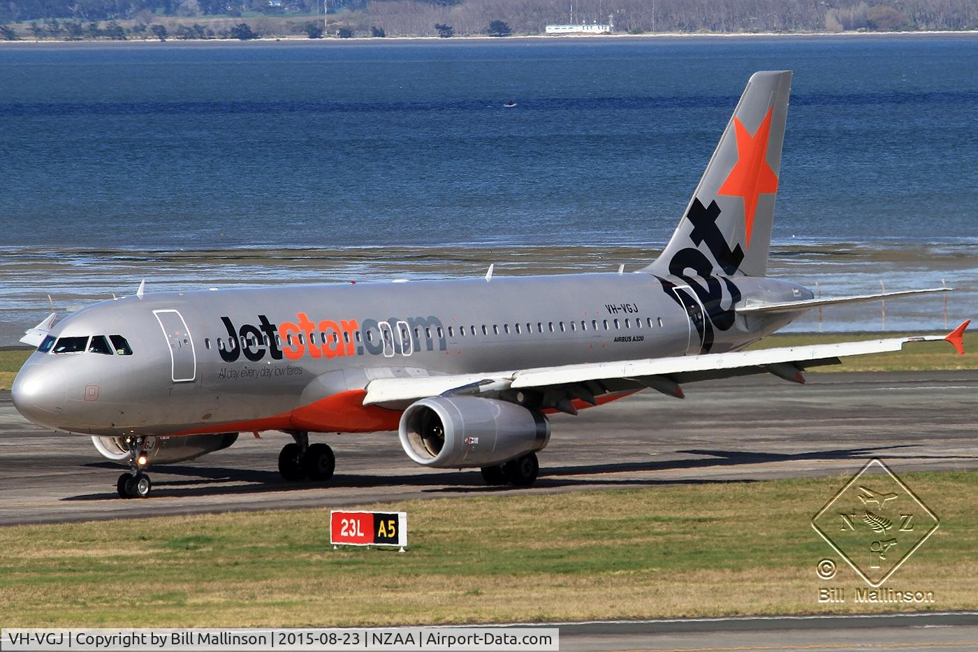 VH-VGJ, 2010 Airbus A320-214 C/N 4460, in from WLG