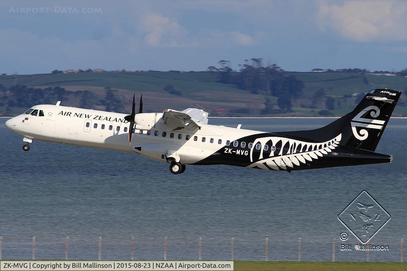 ZK-MVG, 2015 ATR 72-600 C/N 1264, away off 23R
