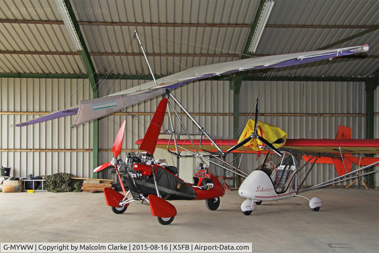 G-MYWW, 1995 Pegasus Quantum 15 C/N 7021, Pegasus Quantum, Fishburn Airfield, August 16th 2015.