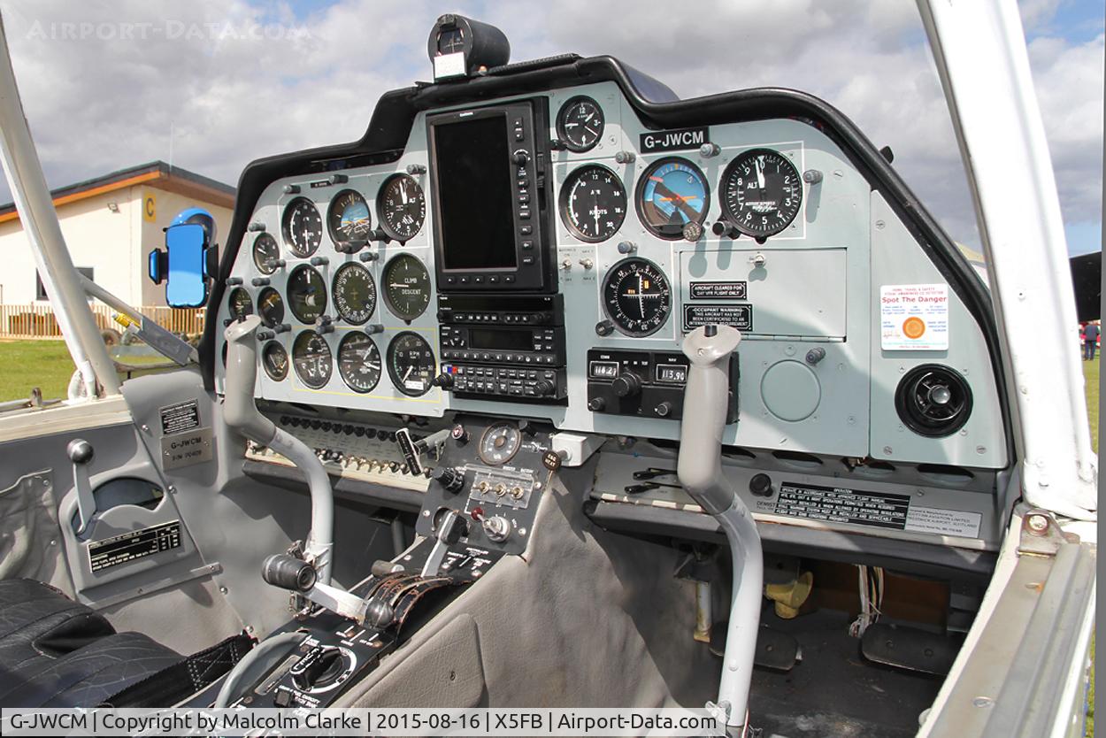 G-JWCM, 1980 Scottish Aviation Bulldog Series 120 Model 1210 C/N BH120/408, Scottish Aviation Bulldog Series 120 Model 1210, Fishburn Airfield, August 16th 2015.