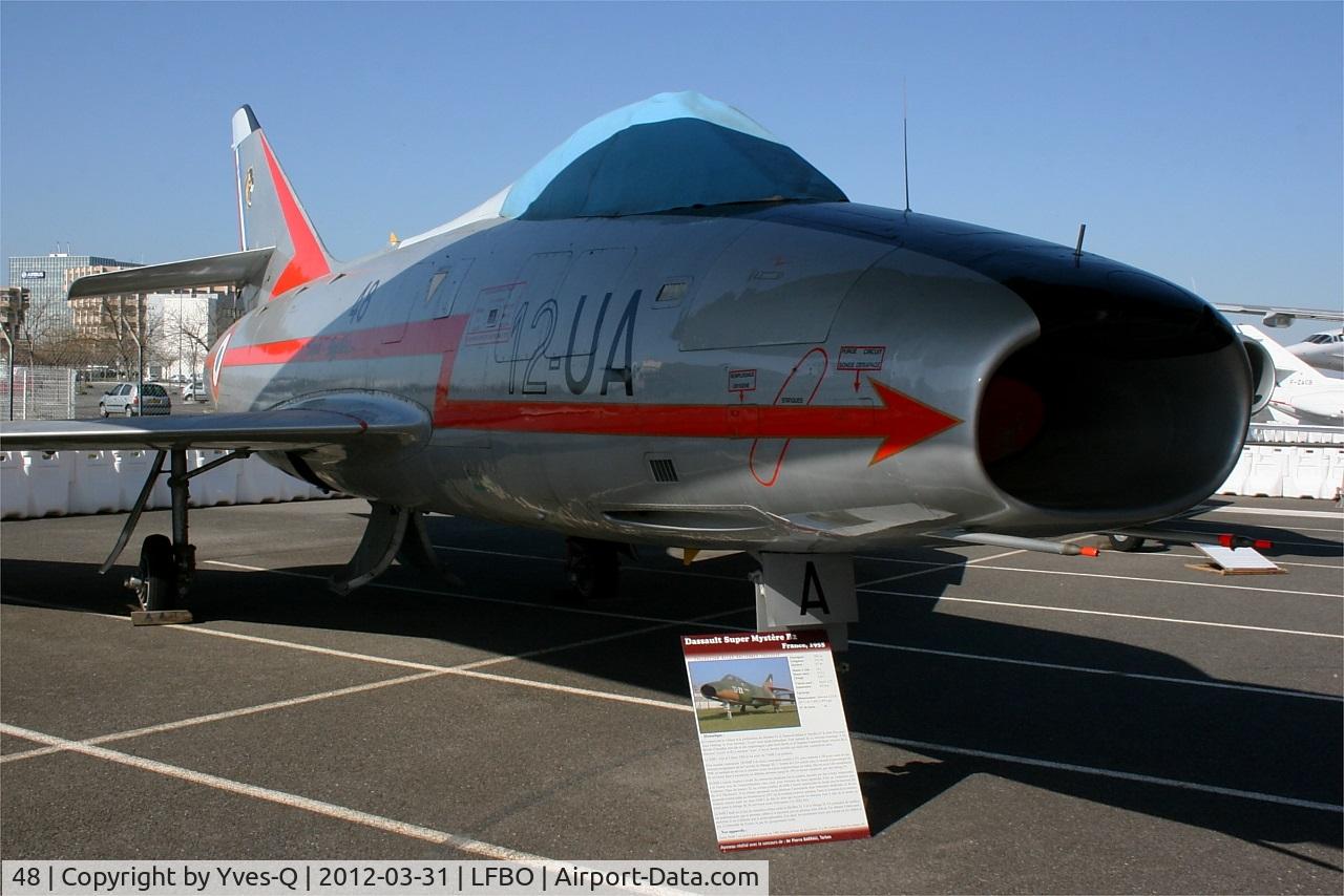 48, Dassault Super Mystere B.2 C/N 48, Dassault Super Mystere B.2, Preserved at Les Ailes Anciennes Museum, Toulouse-Blagnac