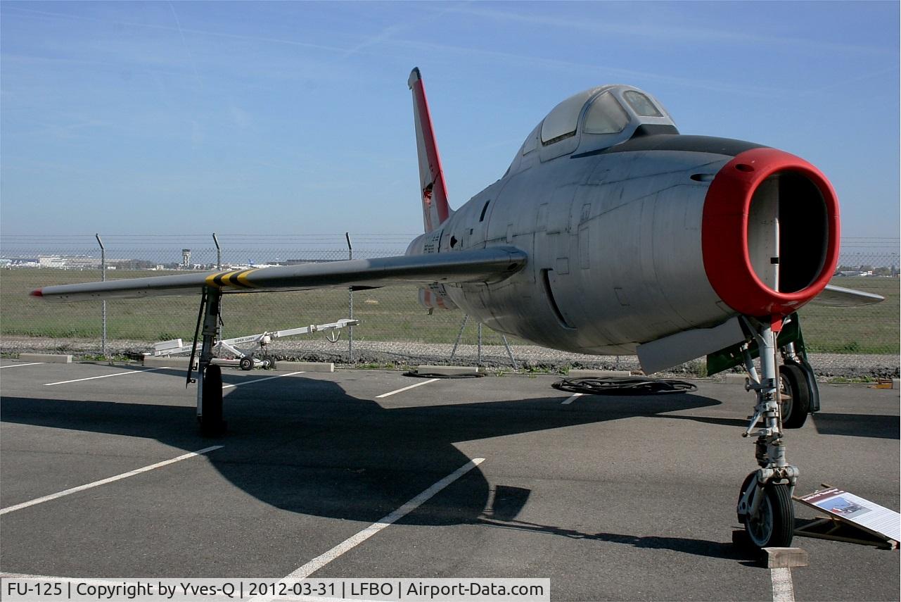 FU-125, Republic F-84F Thunderstreak C/N Not found 53-6760, Republic F-84F Thunderstreak, Preserved at Les Ailes Anciennes Museum, Toulouse-Blagnac