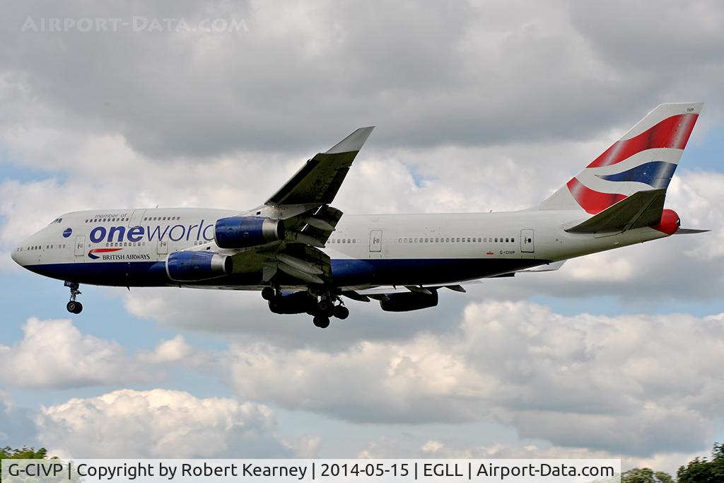 G-CIVP, 1998 Boeing 747-436 C/N 28850, On short finals at LHR