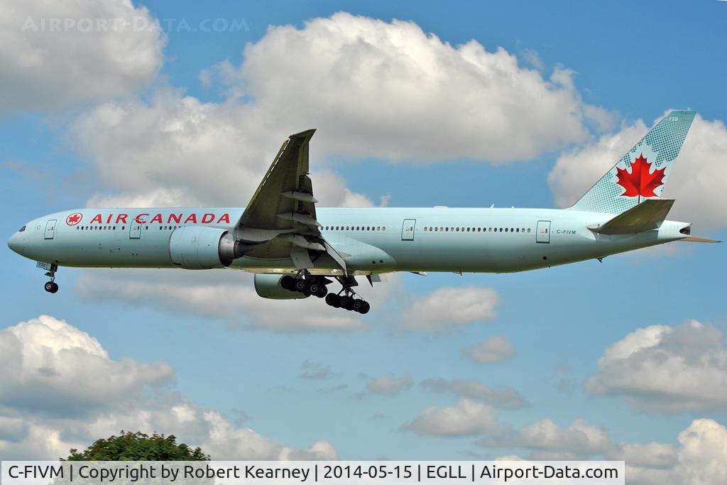 C-FIVM, 2008 Boeing 777-333/ER C/N 35251, On short finals at LHR