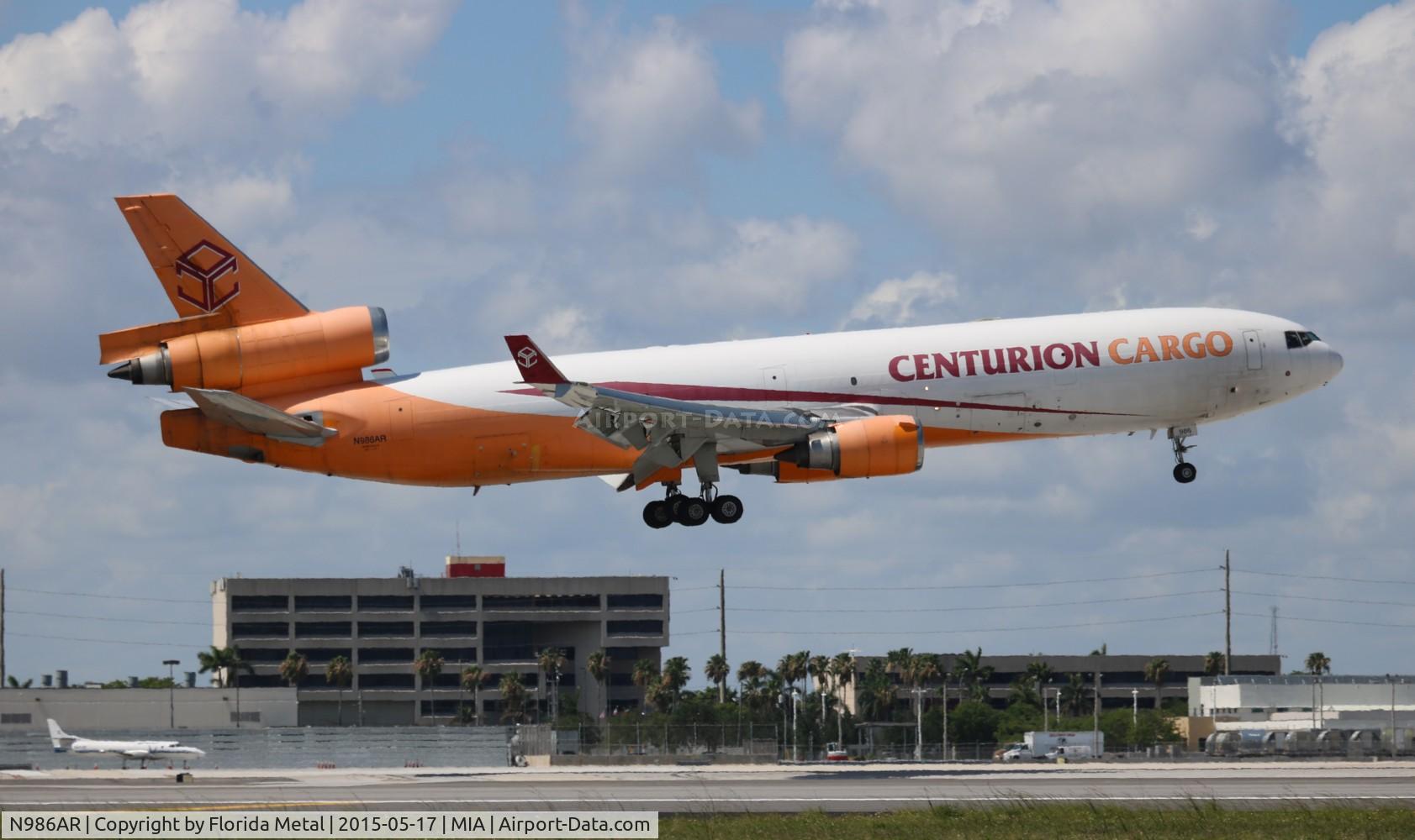 N986AR, 1991 McDonnell Douglas MD-11F C/N 48426, Centurion MD-11