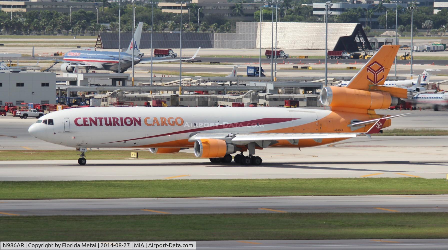 N986AR, 1991 McDonnell Douglas MD-11F C/N 48426, Centurion MD-11F