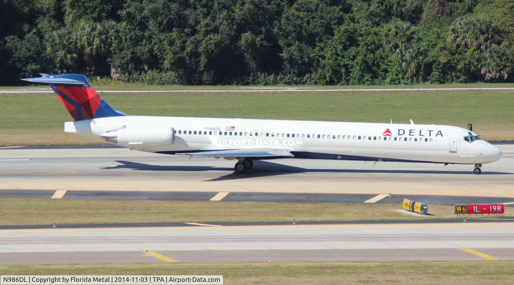 N986DL, 1991 McDonnell Douglas MD-88 C/N 53313, Delta