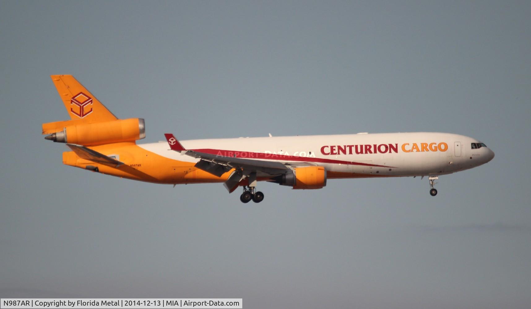 N987AR, 1991 McDonnell Douglas MD-11C (F)    . C/N 48427, Centurion MD-11F