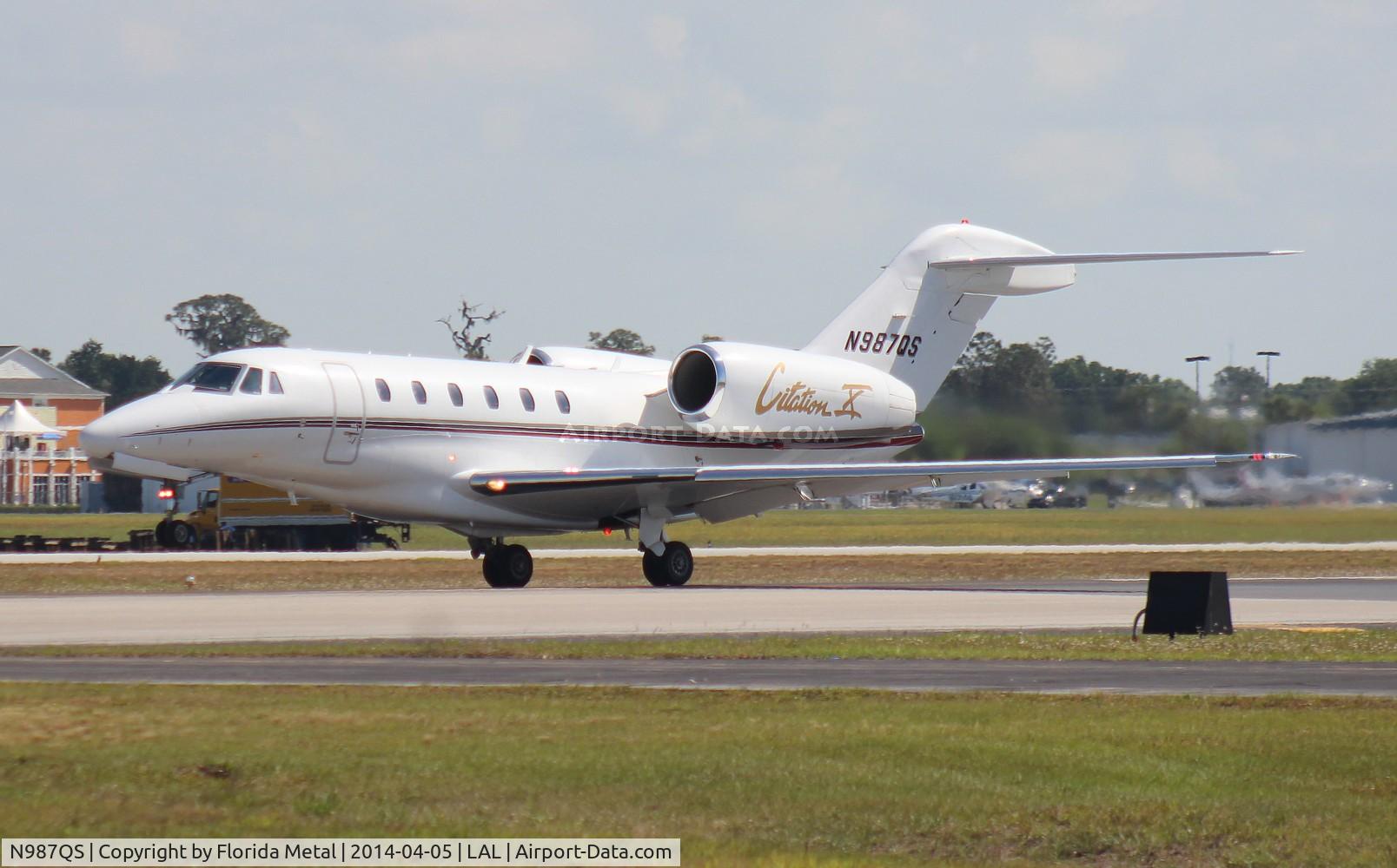 N987QS, 1999 Cessna 750 Citation X Citation X C/N 750-0087, Net Jets