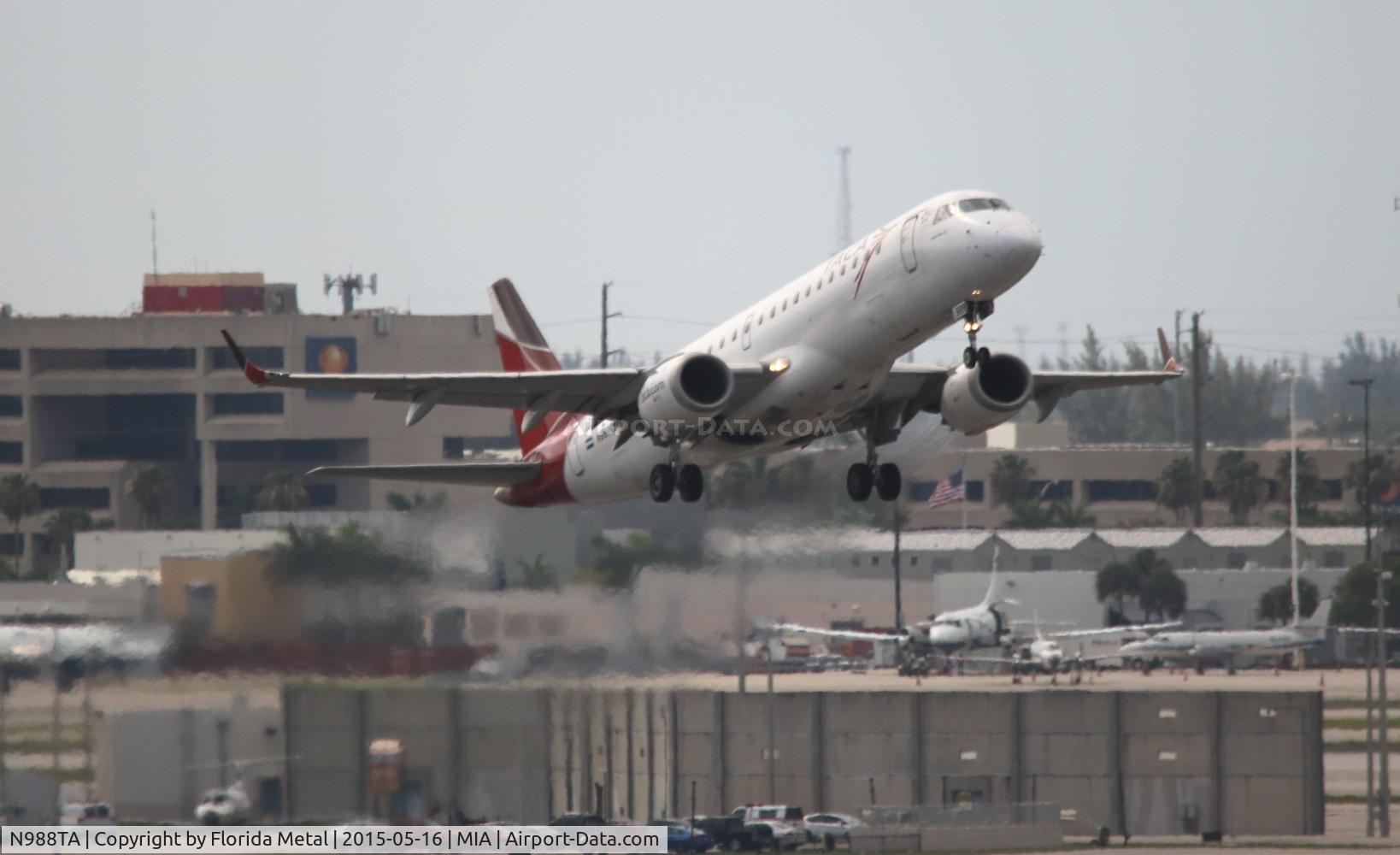 N988TA, 2010 Embraer ERJ-190-100 IGW 190AR C/N 19000399, Taca E190