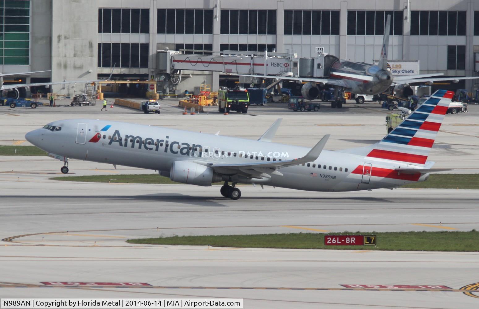 N989AN, 2009 Boeing 737-823 C/N 33205, American