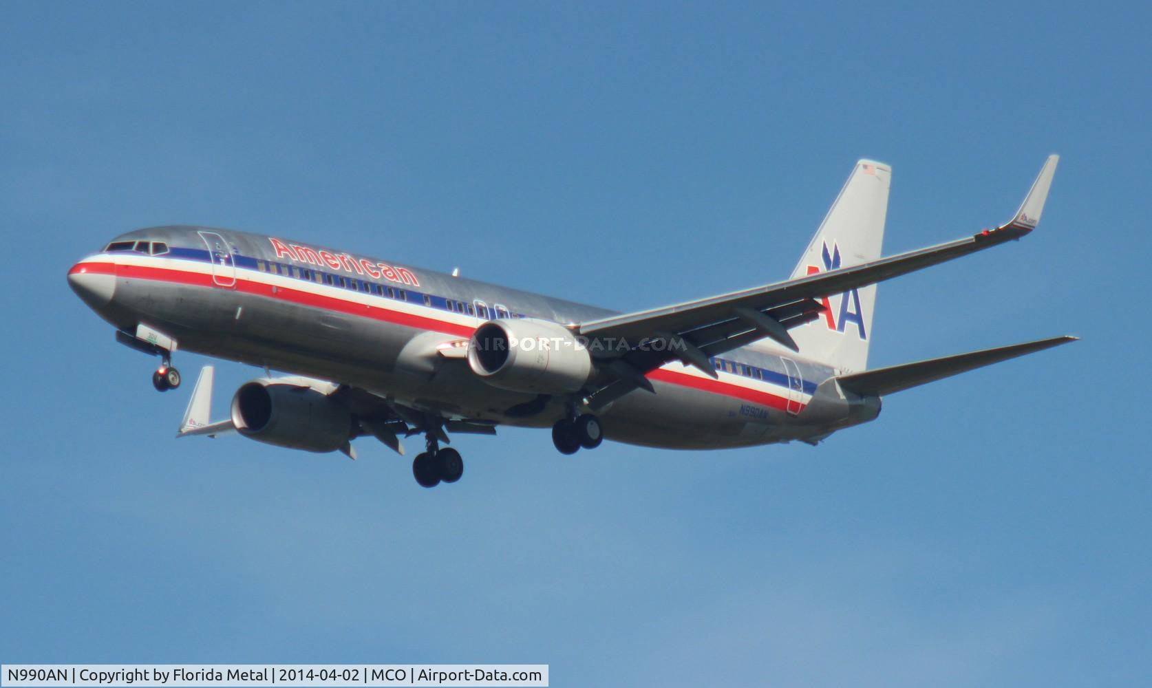 N990AN, 2009 Boeing 737-823 C/N 29563, American