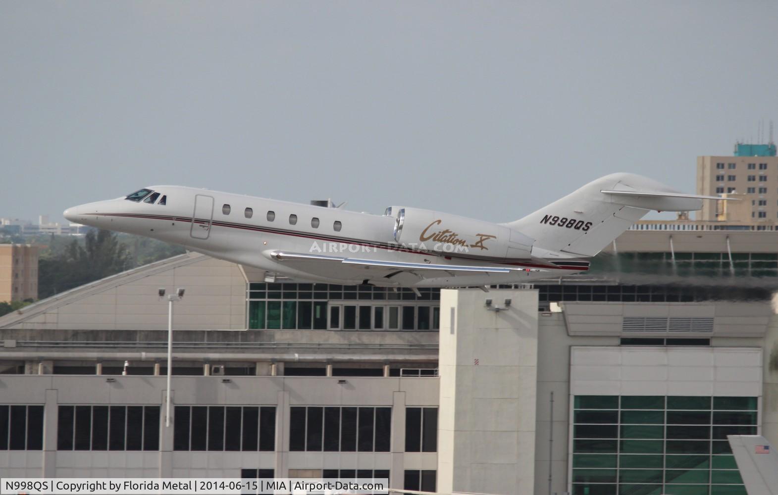 N998QS, 2002 Cessna 750 Citation X Citation X C/N 750-0198, Net Jets