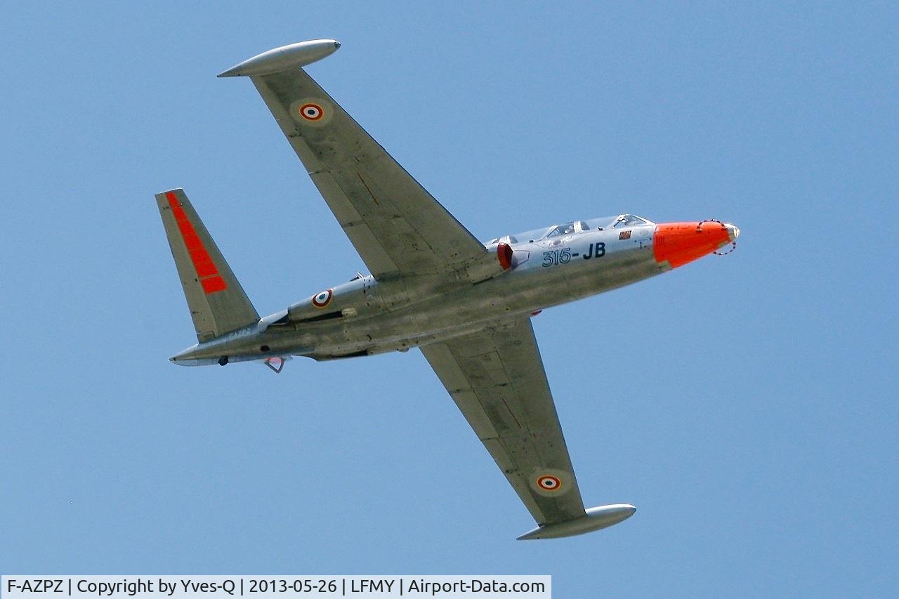 F-AZPZ, 1963 Fouga CM-170 Magister C/N 413, Fouga CM-170 Magister, On display, Salon de Provence Air Base 701 (LFMY) Open day 2013