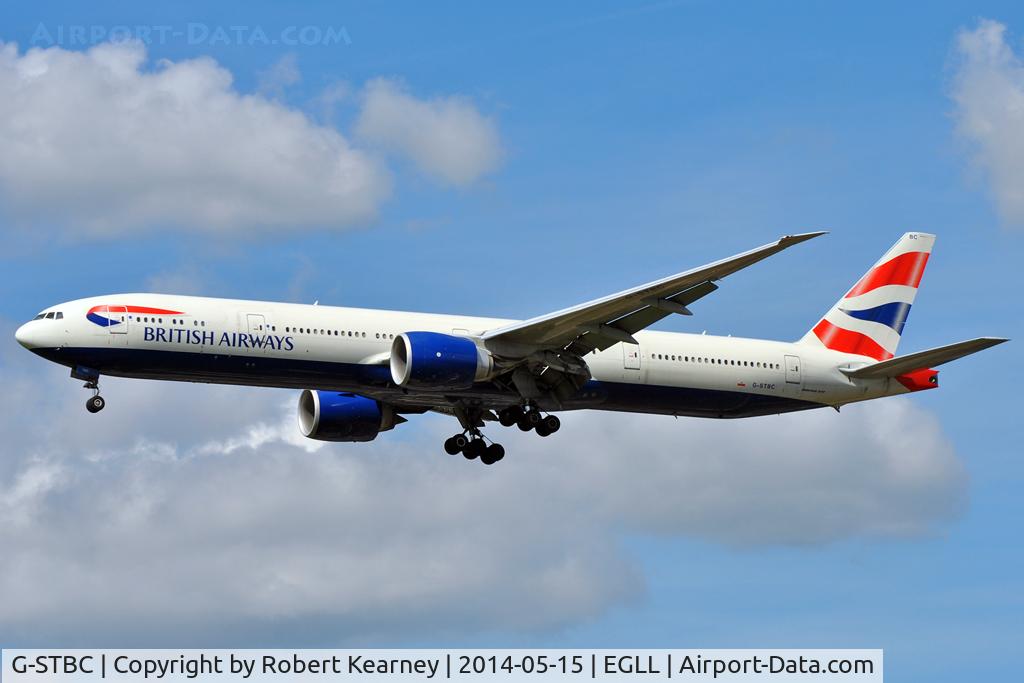 G-STBC, 2010 Boeing 777-36N/ER C/N 38287, On short finals at LHR