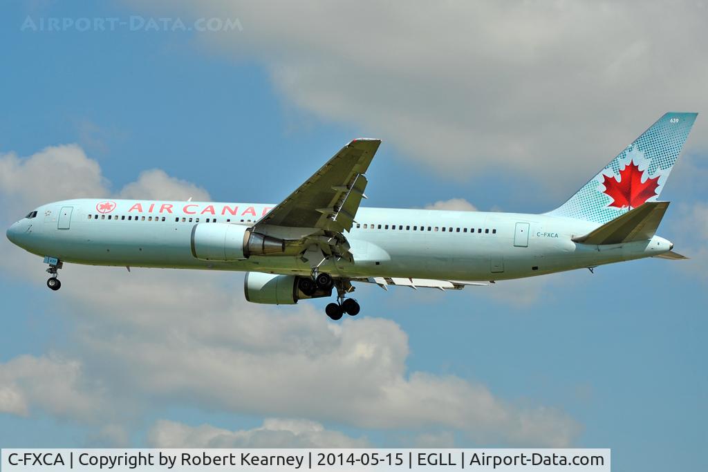 C-FXCA, 1990 Boeing 767-375/ER C/N 24574, On short finals at LHR