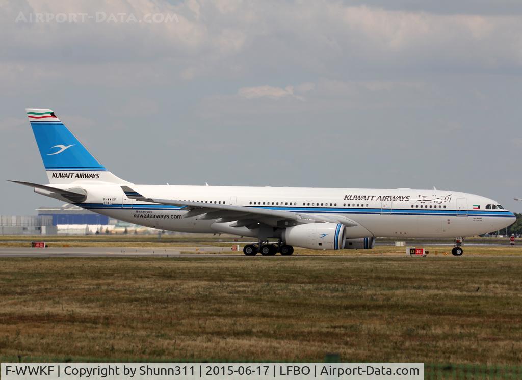 F-WWKF, 2015 Airbus A330-243 C/N 1643, C/n 1643 - To be 9K-APB