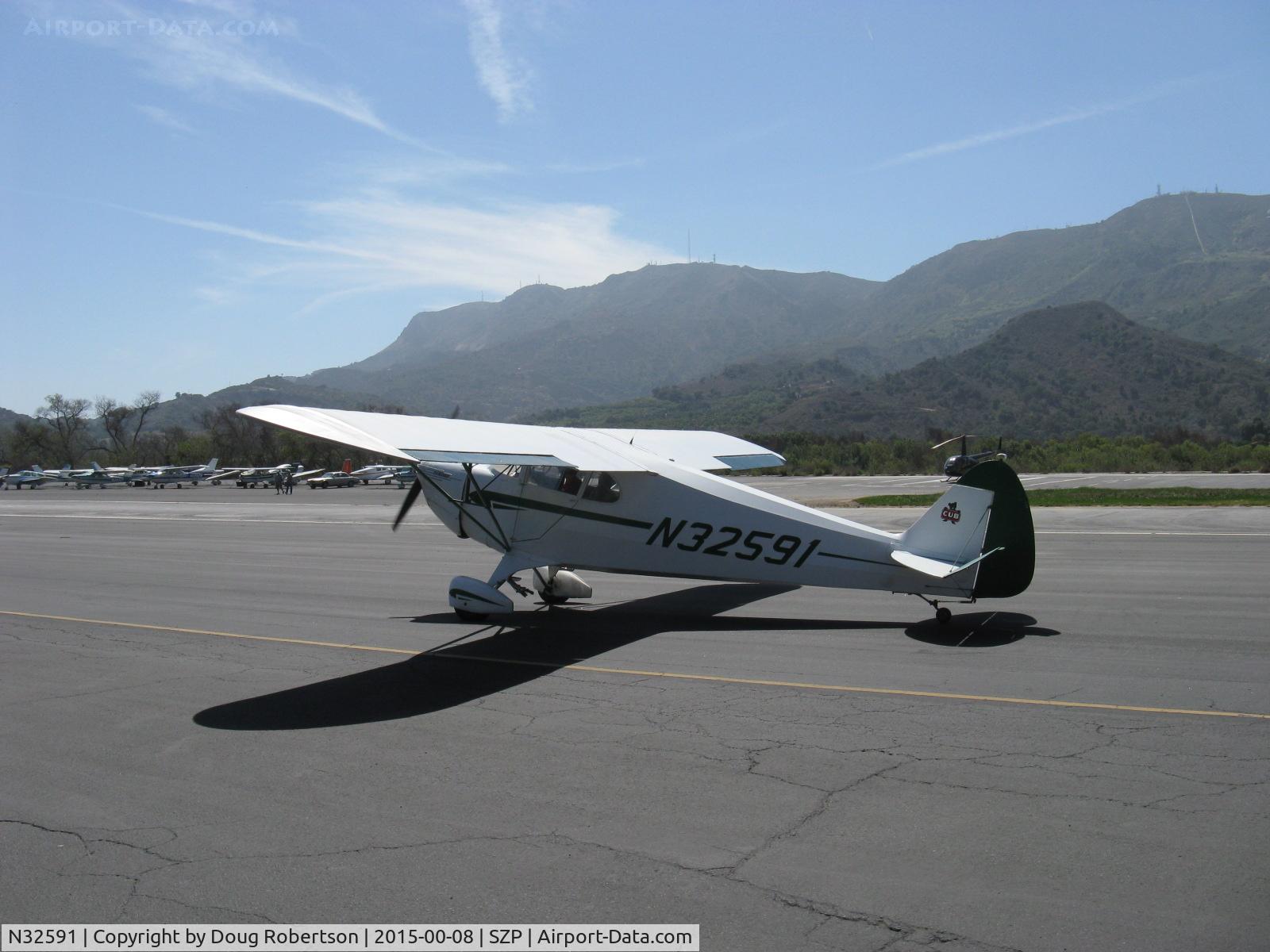 N32591, 1940 Piper J4A C/N 4-1284, 1940 Piper J4A CUB COUPE, Continental A&C75 75 Hp upgrade, taxi back