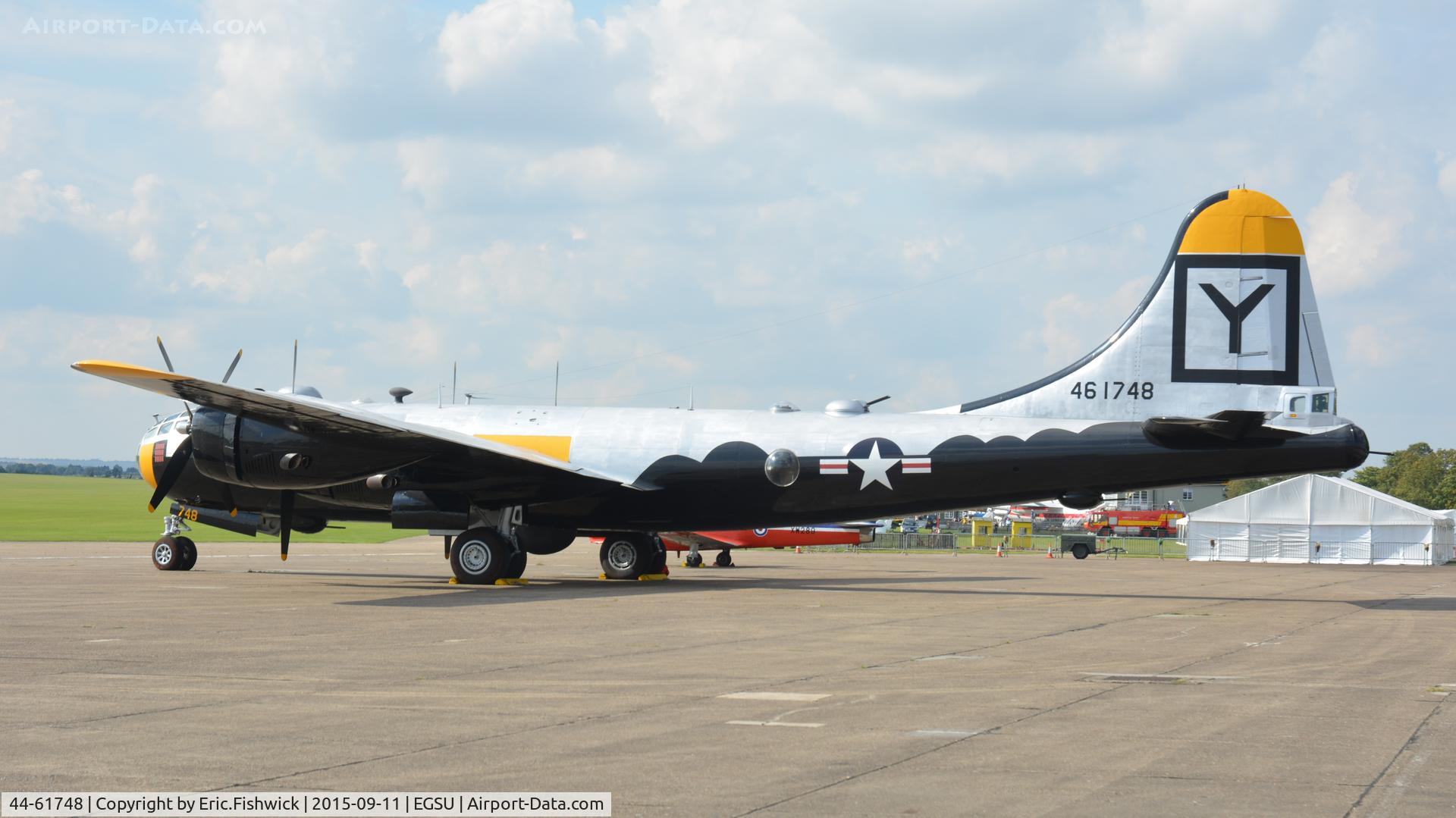 44-61748, 1945 Boeing B-29A Superfortress C/N 11225, 1. 44-61748 at The Imperial War Museum, Duxford, Cambridgeshire.