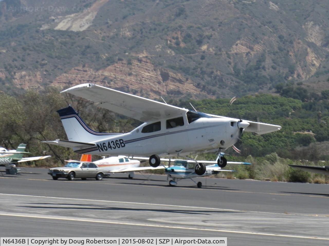 N6436B, 1978 Cessna T210M Turbo Centurion C/N 21062763, 1978 Cessna T210M TURBO CENTURION, Continental TSIO-520-R 310 Hp max, 285 Hp continuous, wing Micro Vortex generators by STC, 6 seats, retractable gear, takeoff climb Rwy 22