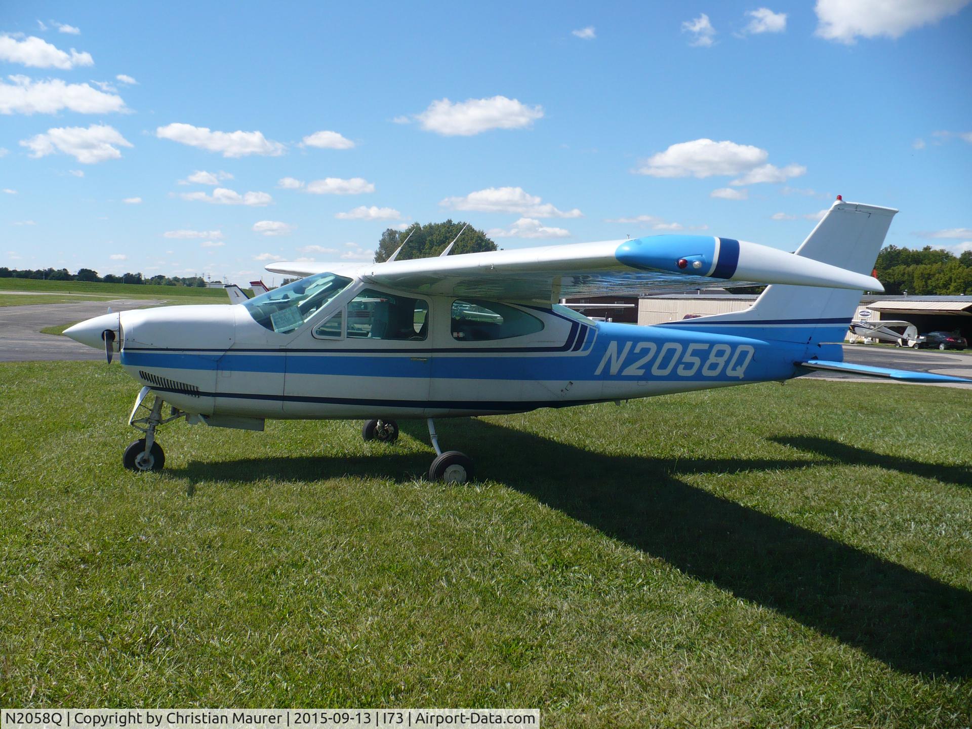 N2058Q, 1973 Cessna 177RG Cardinal C/N 177RG0458, Cessna 177RG Preparing for a flight to Georgia