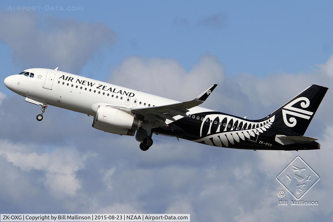 ZK-OXG, 2015 Airbus A320-232 C/N 6460, away downtown to WLG
