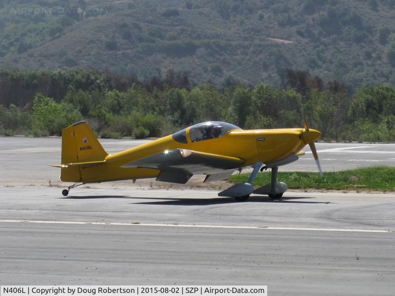 N406L, 2008 Vans RV-6 C/N 936, Provo PROVO 6, Lycoming O-320 160 Hp, landing Rwy 22, Young Eagles Flight
