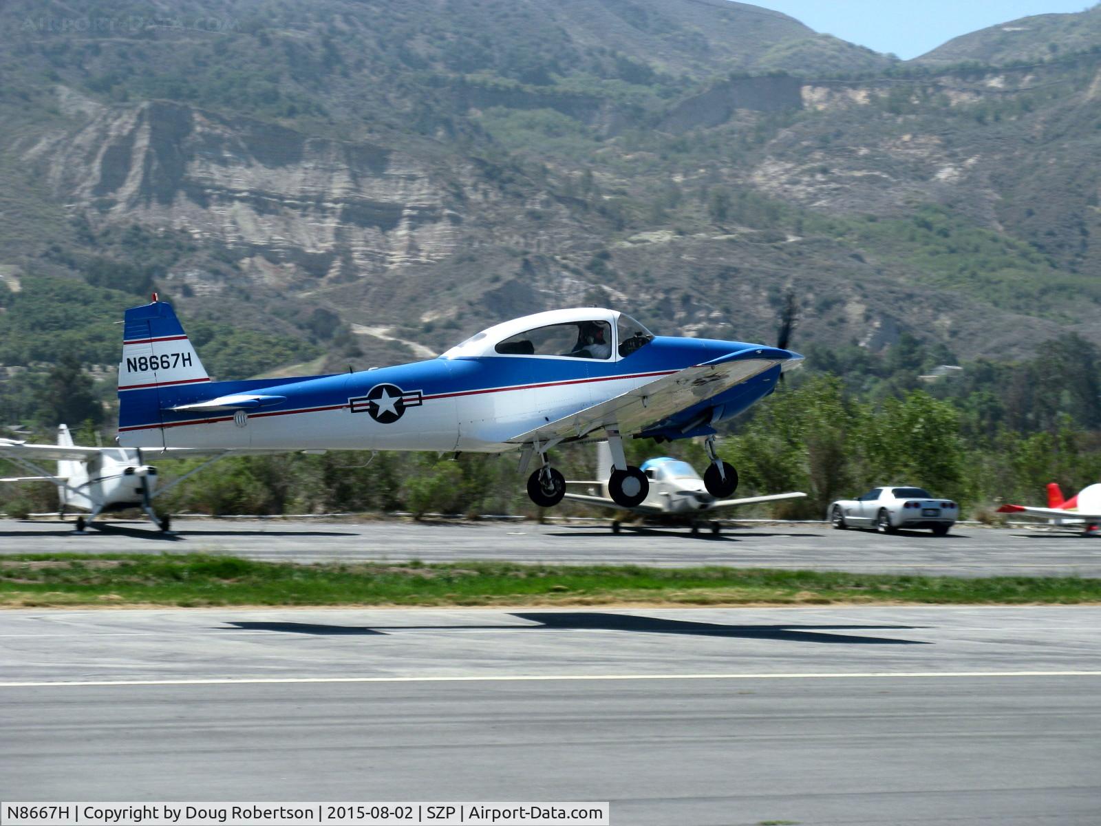 N8667H, 1947 North American Navion C/N NAV-4-667, 1947 North American NAVION, Continental IO-520 285 Hp upgrade, another takeoff climb Rwy 22, Young Eagles Flight