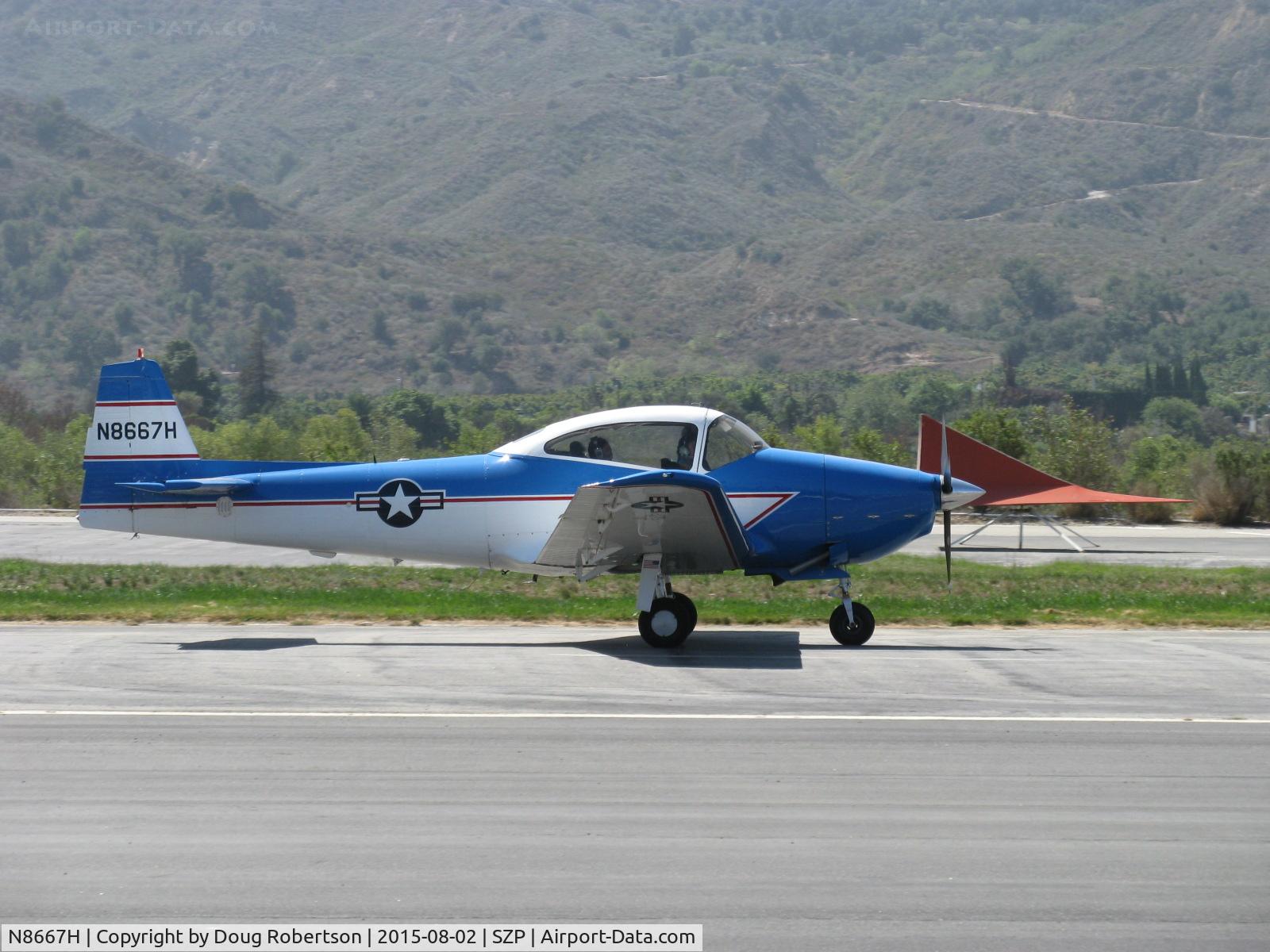 N8667H, 1947 North American Navion C/N NAV-4-667, 1947 North American NAVION, Continental IO-520 285 Hp upgrade, another takeoff roll Rwy 22, Young Eagles flight