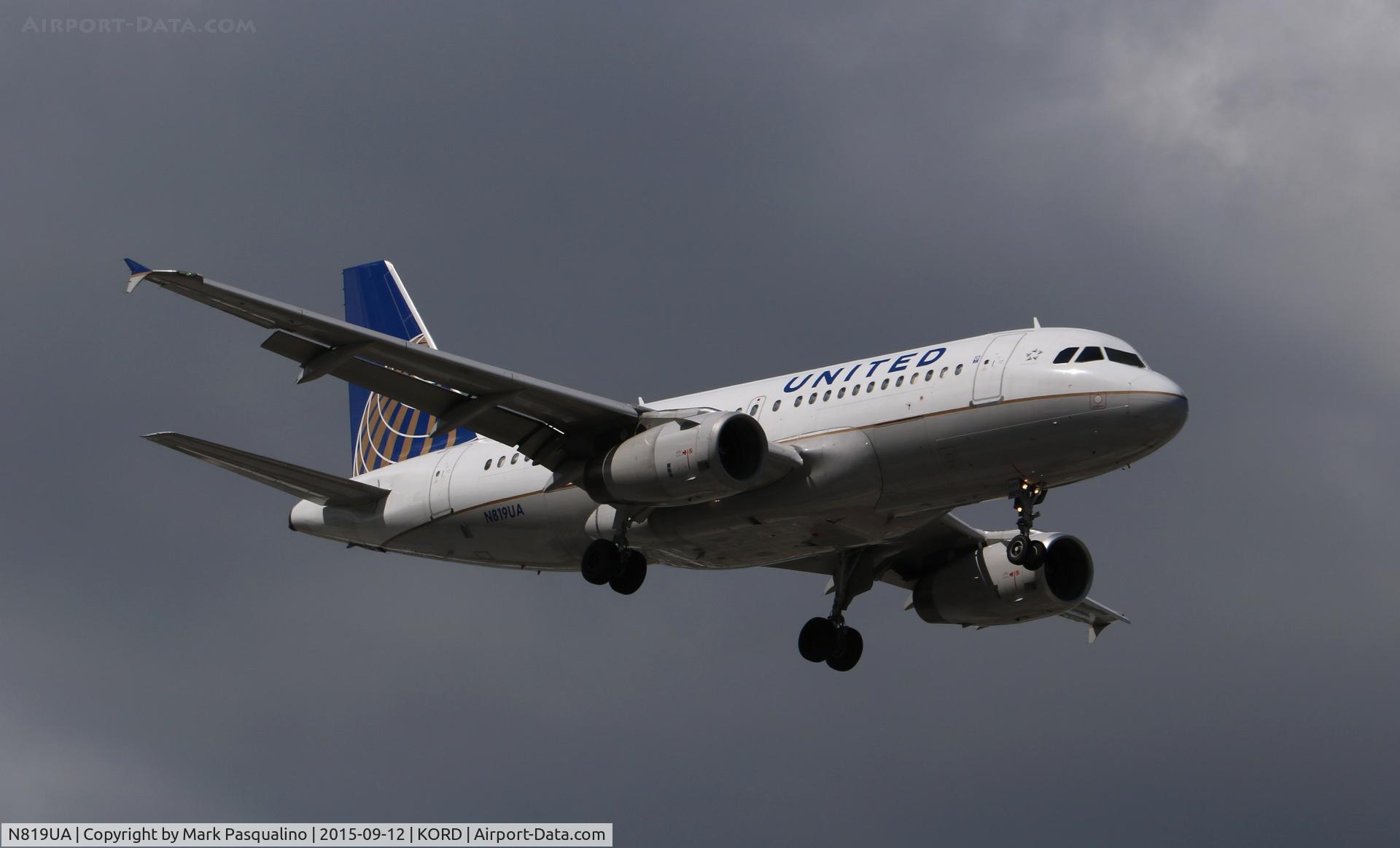 N819UA, 1998 Airbus A319-131 C/N 893, Airbus A319